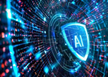 AI Shield: Defending Against Cyber Threats Stock Illustration ...