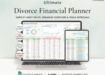Divorce Planner Spreadsheet Asset Division Google Sheets Divorce ...